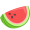 Watermelon emoji on Messenger